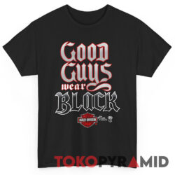 80s Harley Davidson Good Guys Wear Black Shirt