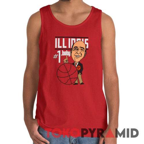 80s Illinois Fighting Illini Dick Vitale Tank Top 80s Illinois Fighting Illini Dick Vitale Tank Top