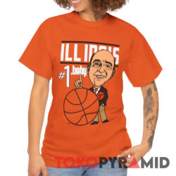 80s Illinois Fighting Illini Dick Vitale Tee