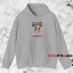 80s Miami Dolphins Dan Marino Caricature Shirt Grey Hoodie