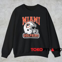 80s Miami Dolphins NFL Football Shirt 3 80s Miami Dolphins Nfl Football Shirt Black Sweatshirt