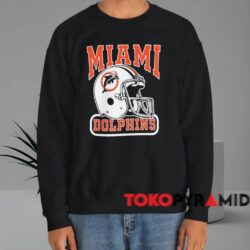 80s Miami Dolphins NFL Football Shirt 4 80s Miami Dolphins Nfl Football Shirt Black Sweatshirt