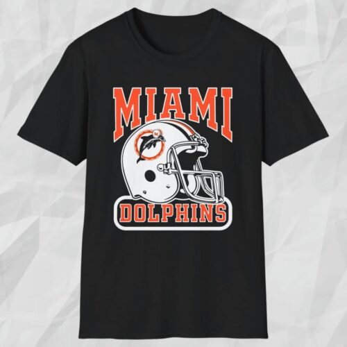 80s Miami Dolphins Nfl Football Shirt Black T shirt 80s Miami Dolphins Nfl Football Shirt Black T shirt