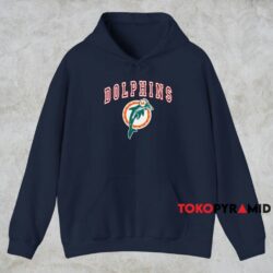 80s Miami Dolphins Nfl Shirt Navy Hoodie