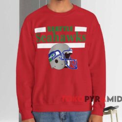 80s Nfl Seattle Seahawks Shirt Red Sweatshirt