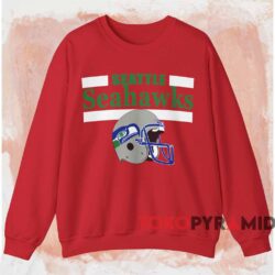 80s Nfl Seattle Seahawks Shirt Red Sweatshirt