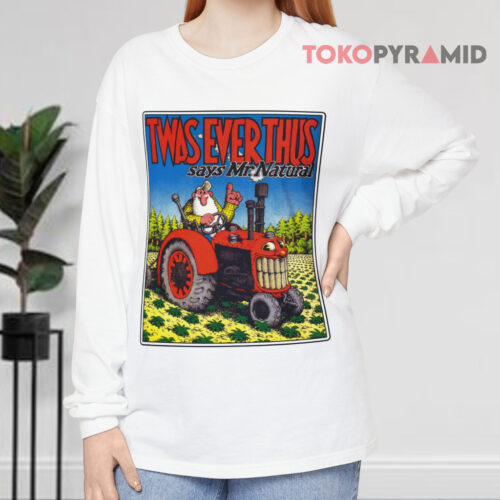 80s Robert R Crumbs Mr Natural Twas Ever Thus Long sleeved 80s Robert R Crumbs Mr Natural Twas Ever Thus Long sleeved