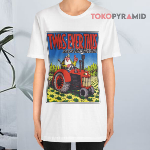 80s Robert R Crumbs Mr Natural Twas Ever Thus White T shirt 80s Robert R Crumbs Mr Natural Twas Ever Thus White T shirt