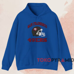 80s San Francisco 49ers T-shirt 2 80s San Francisco 49ers T shirt Blue Hoodie