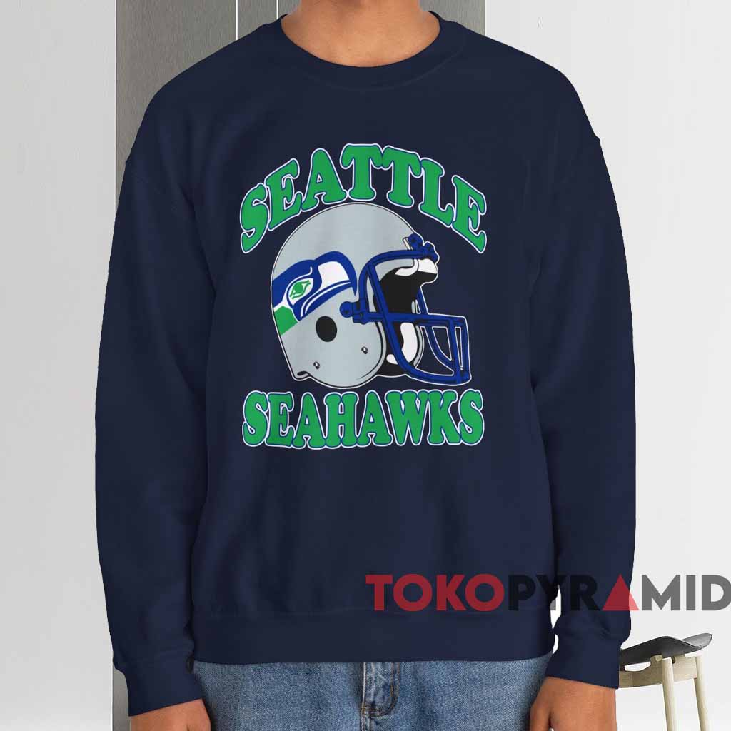 80s Seattle Seahawks Nfl Football Shirt Navy Sweatshirt 80s Seattle Seahawks Nfl Football Shirt Navy Sweatshirt