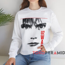 80s U2 War Concert T shirt White Sweatshirt