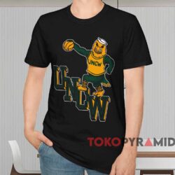 80s Unc Wilmington Seahawks Basketball Shirt Black T shirt