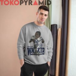 Vintage Dallas Cowboys Herschel Walker 1987 Caricature Signature Tee 2 80s Vintage Dallas Cowboys Herschel Walker 1987 Caricature Signature Rare Grey Long Sleeve