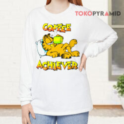 80s Vintage Garfield Coffee Achiever Shirt 4 80s Vintage Garfield Coffee Achiever Long sleeved