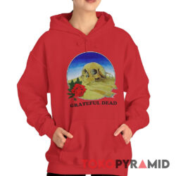80s Vintage Grateful Dead 1981 European Tour Stanley Mouse Skull Rose 2 Sided Rare Hoodie