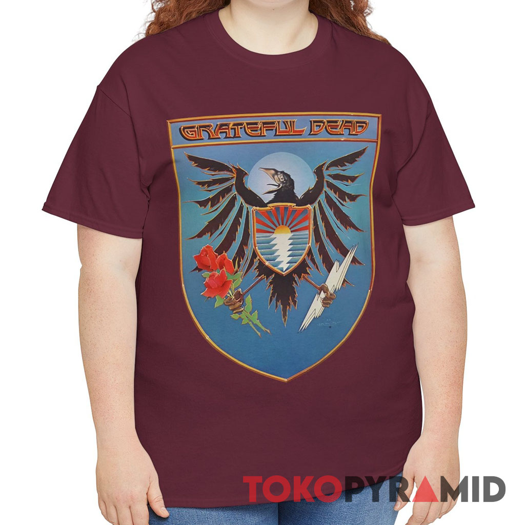 80s Vintage Grateful Dead 1983 Summer Tour Crow 2 Sided Rare Shirt Front 80s Vintage Grateful Dead 1983 Summer Tour Crow 2 Sided Rare Shirt Front