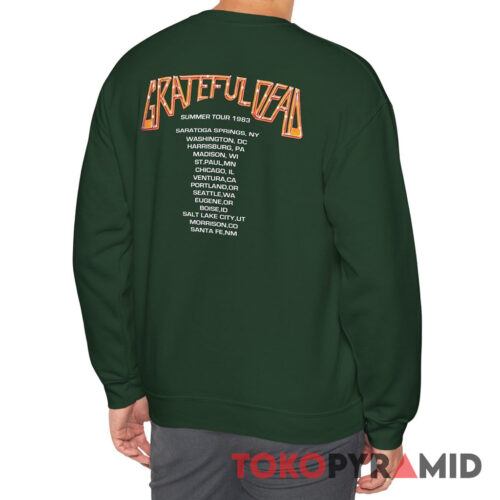 80s Vintage Grateful Dead 1983 Summer Tour Crow 2 Sided Rare Sweatshirt 80s Vintage Grateful Dead 1983 Summer Tour Crow 2 Sided Rare Sweatshirt