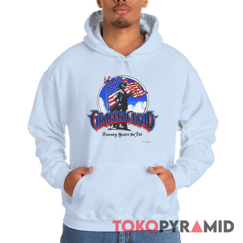 80s Vintage Grateful Dead 1985 Twenty Years So Far Rare Hoodie