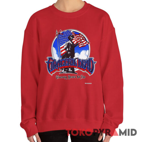 80s Vintage Grateful Dead 1985 Twenty Years So Far Rare Sweatshirt