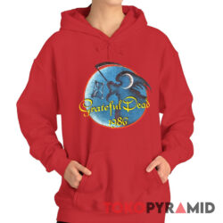 80s Vintage Grateful Dead 1986 New Years Eve Oakland Coliseum 2 sided Rare Hoodie