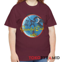80s Vintage Grateful Dead 1986 New Years Eve Oakland Coliseum 2 sided Rare Shirt Front