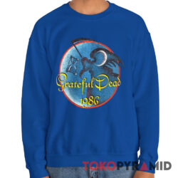 80s Vintage Grateful Dead 1986 New Years Eve Oakland Coliseum 2 sided Rare Sweatshirt