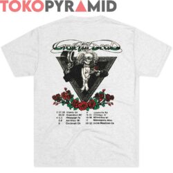 80s Vintage Grateful Dead 1989 Spring Tour 2 Sided Rare T shirt Back