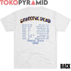 80s Vintage Grateful Dead 1989 Spring Tour I Need A Miracle 2 Sided Rare
