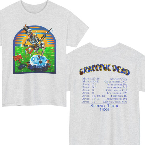 80s Vintage Grateful Dead 1989 Spring Tour I Need A Miracle Shirt