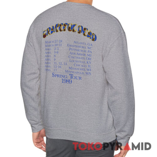 80s Vintage Grateful Dead 1989 Spring Tour I Need A Miracle Sweatshirt