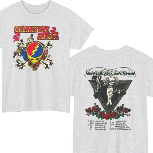 80s Vintage Grateful Dead 1989 Spring Tour Shirt