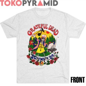 80s Vintage Grateful Dead 1989 Summer Cookin Us Tour 2 Sided Rare
