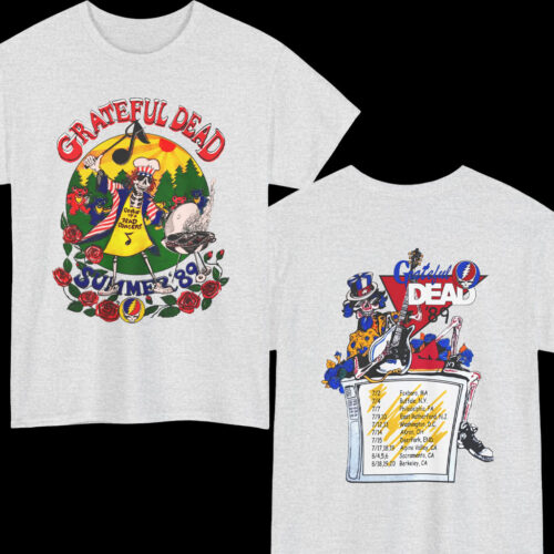 80s Vintage Grateful Dead 1989 Summer Cookin Us Tour Shirt