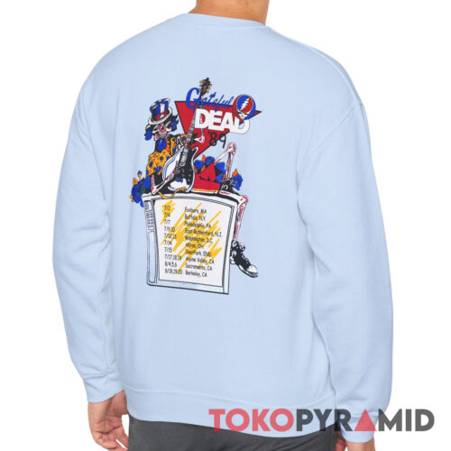 80s Vintage Grateful Dead 1989 Summer Cookin Us Tour Sweatshirt