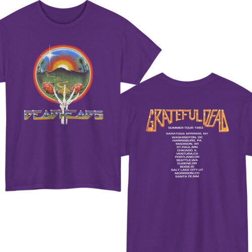 80s Vintage Grateful Dead Deadheads 1983 Summer Tour Shirt