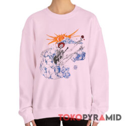 80s Vintage Grateful Dead Vincent Perez 1986 Skeleton Roses Rare Sweatshirt