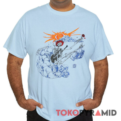 80s Vintage Grateful Dead Vincent Perez 1986 Skeleton Roses Rare T Shirt