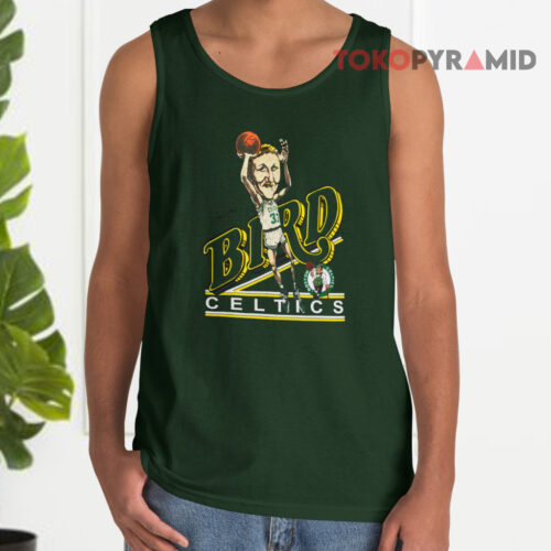 80s Vintage Larry Bird Boston Celtics Caricature Tank Top 80s Vintage Larry Bird Boston Celtics Caricature Tank Top