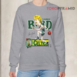 80s Vintage Larry Bird Caricature Boston Celtics Sweatshirt