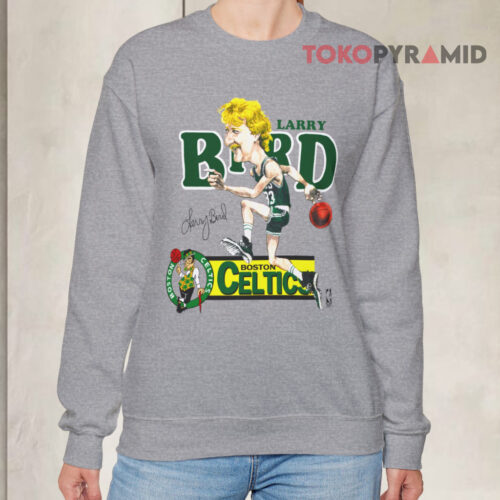 80s Vintage Larry Bird Caricature Boston Celtics Sweatshirt