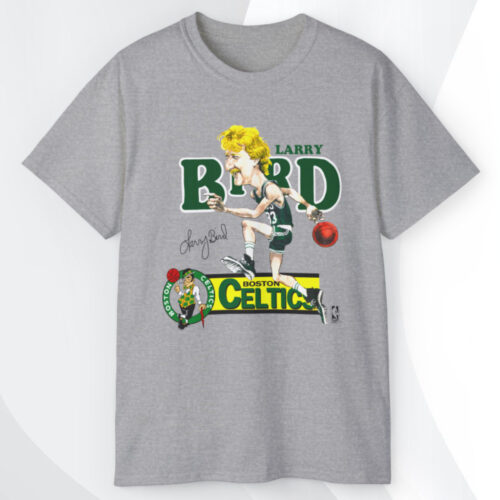 80s Vintage Larry Bird Caricature Boston Celtics T shirt