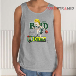 80s Vintage Larry Bird Caricature Boston Celtics Tank Top