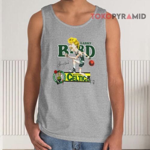 80s Vintage Larry Bird Caricature Boston Celtics Tank Top