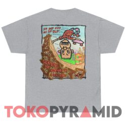 80s Vintage Pee Wee's Playhouse 1989 Randy Skateboard Get Out Of My Way T shirt Back