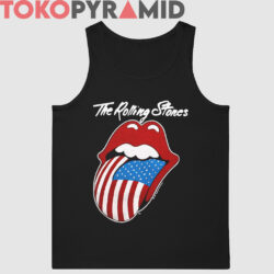 Vintage Rolling Stones 1981 North American Tour 2-sided T-shirt 2 80s Vintage Rolling Stones 1981 North American Tour 2 Sided Rare Black Tank Top