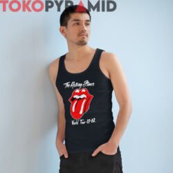 Vintage Rolling Stones 81 82 World Tour Concert 2-sided T-shirt 3 80s Vintage Rolling Stones 81 82 World Tour Concert 2 Sided Rare Tank Top