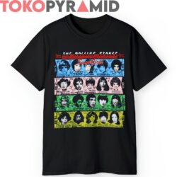 80s Vintage Rolling Stones Some Girls 1989 Rare Black T shirt
