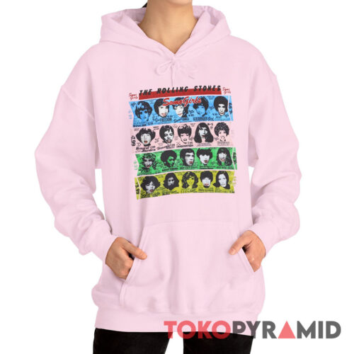 80s Vintage Rolling Stones Some Girls 1989 Rare Hoodie