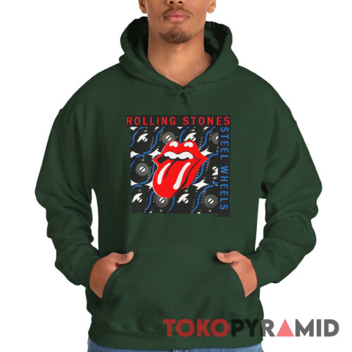 80s Vintage Rolling Stones Steel Wheels Tour 1989 Unique Hoodie