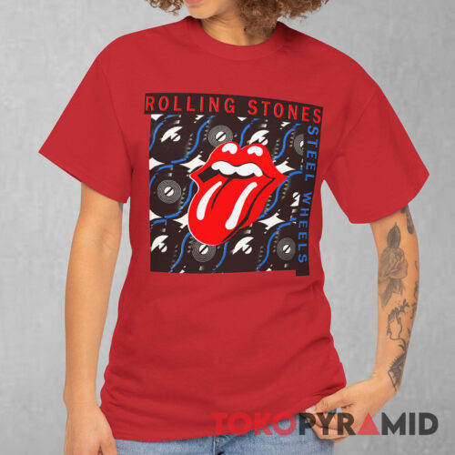 80s Vintage Rolling Stones Steel Wheels Tour 1989 Unique Shirt